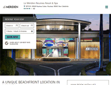 Tablet Screenshot of lemeridiennoumea.com